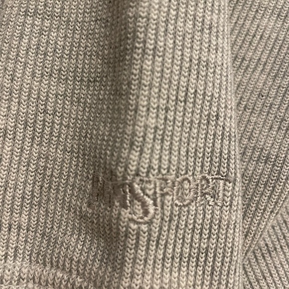 Vintage Distressed Jansport Queens College Turtleneck Sweatshirt Size Large - Picture 4 of 5